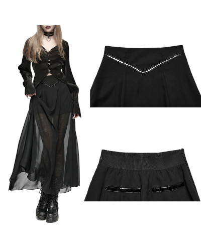 Gothic Shorts with Tulle