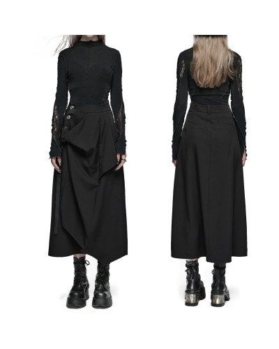 Gothic T-Shirt mit Spitze