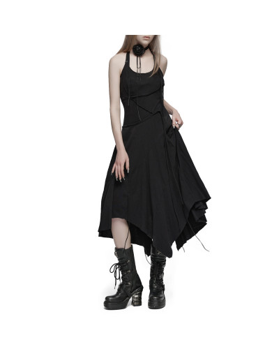 Asymmetric Gothic Dress