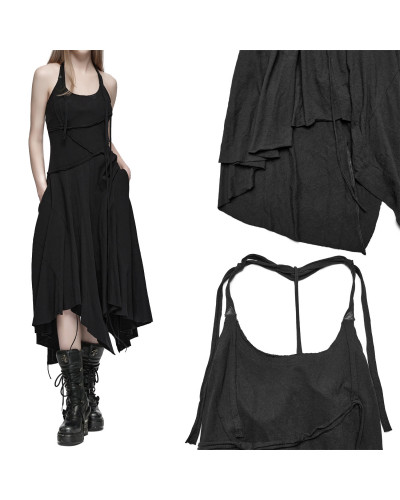 Vestido Gótico Assimétrico