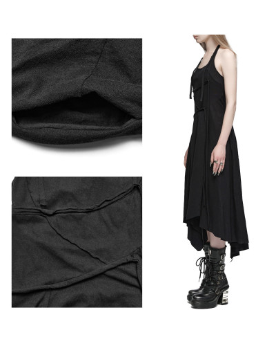 Vestido Gótico Assimétrico