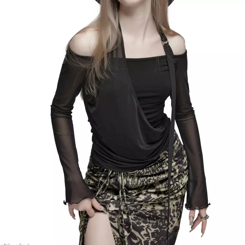 T-Shirt com Tule da Marca Punk Rave por 36,00 €