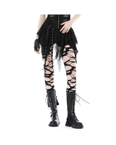 Schwarzer Gothic Minirock