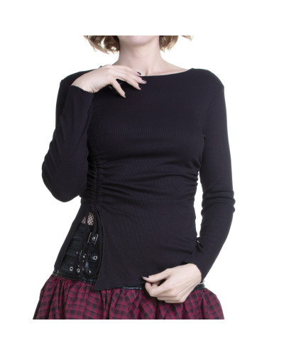 Camiseta Gótica Asimétrica