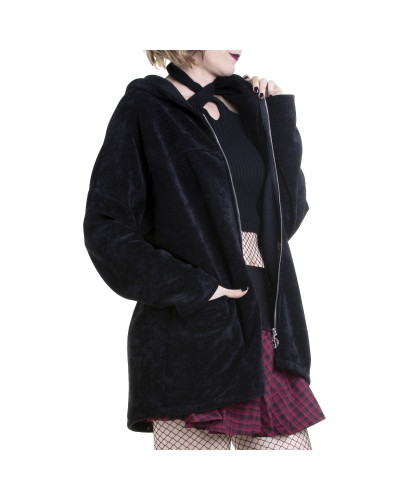 Schwarze Gothic Jacke