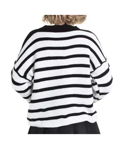 Wide Sweater with Stripes from Style Brand at €19.00