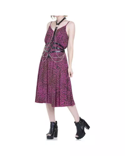 Pinkes Kleid mit Druckmuster der Style-Marke für 16,00 €