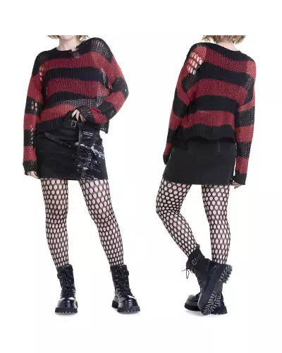 Schwarz-Roter Pullover der Style-Marke für 17,00 €