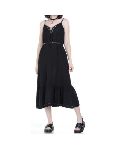 Vestido Gótico Largo Negro
