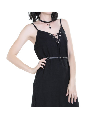 Long Black Gothic Dress