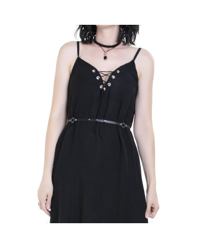 Long Black Gothic Dress