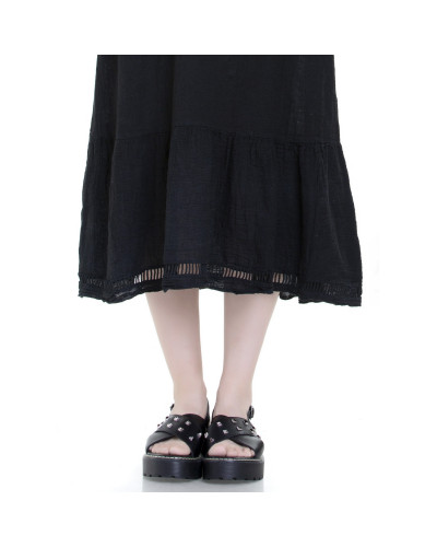 Long Black Gothic Dress