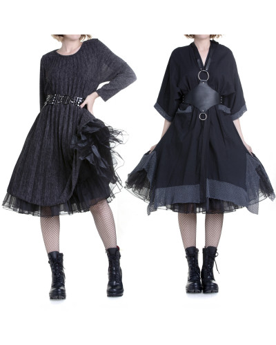 Gothic Skirt with Volants and Tulle