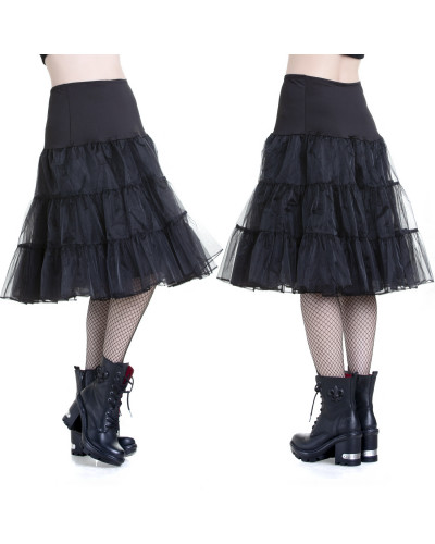 Gothic Skirt with Volants and Tulle