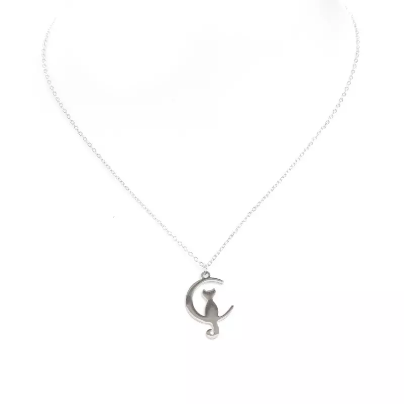 Necklace with Moon and Cat from Style Brand at €7.00