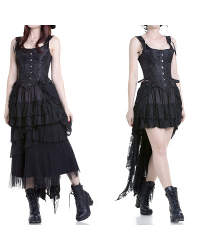 Gothic Corset with Straps