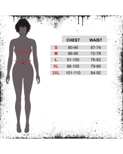 Corset Gótico com Suspensórios