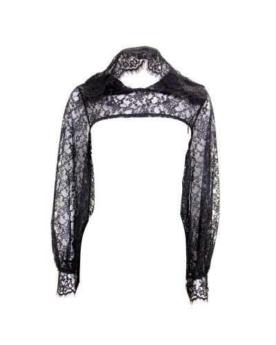 Gothic Lace Bolero with Hood
