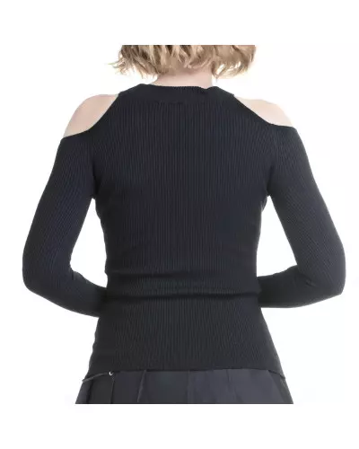 Black Ribbed T-Shirt from Style Brand at €17.00