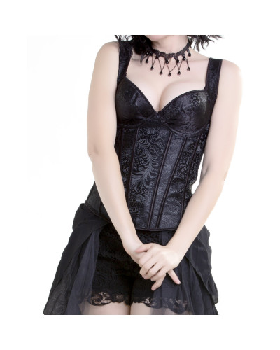 Gothic Corset with Bra Cups