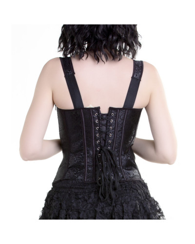 Gothic Corset with Bra Cups