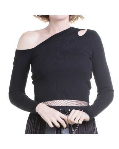 Asymmetrisches Gothic T-Shirt