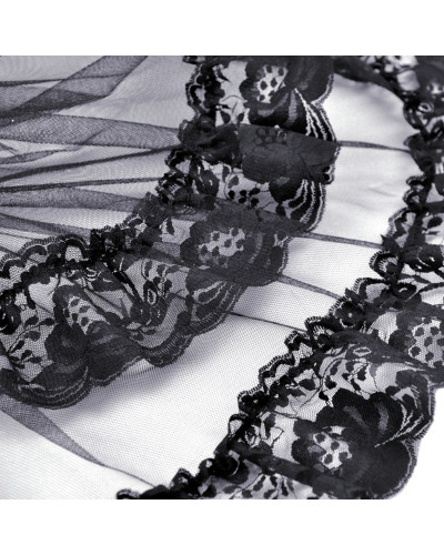 Jupe Gothique Élégante avec Dentelle