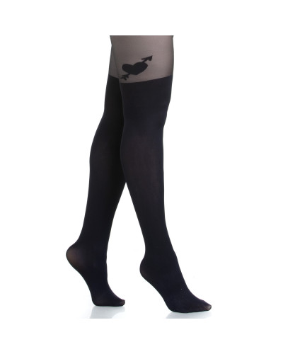 Gothic Tights with Heart