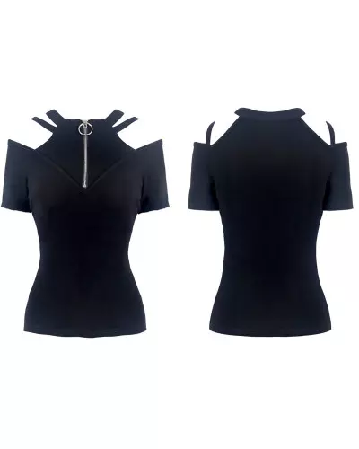 T-Shirt with Zipper from Dark in love Brand at €35.00