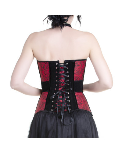 Black and Red Gothic Corset