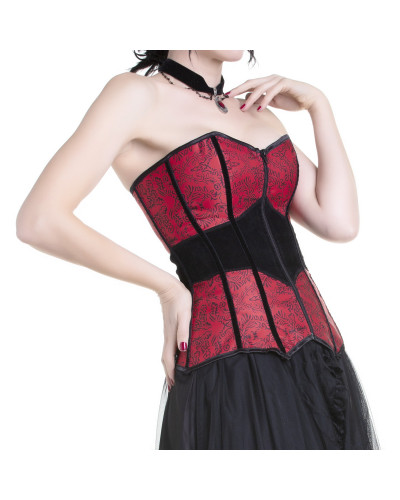 Black and Red Gothic Corset