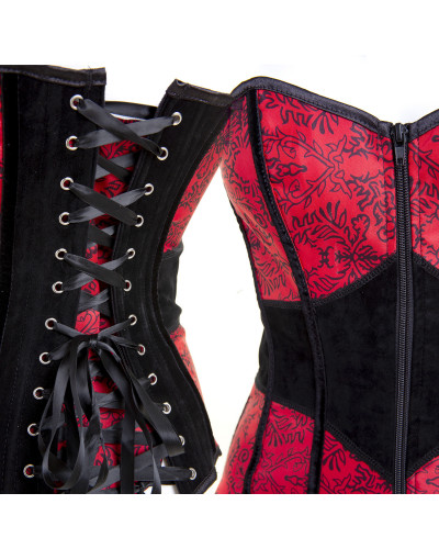 Black and Red Gothic Corset