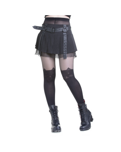 Gothic Tights with Cat