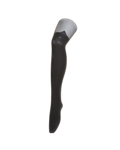 Gothic Strumpfhose mit Katze