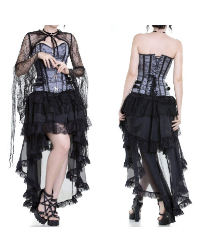 Graues Gothic Korsett