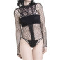 Body de Rejilla con Flores