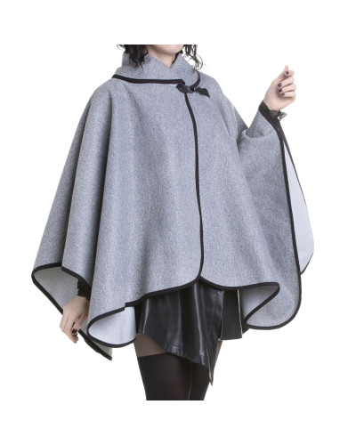Poncho Gótico Gris