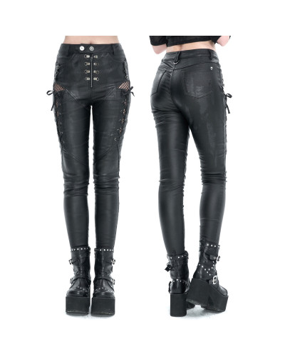 Gothic Pants with Mesh