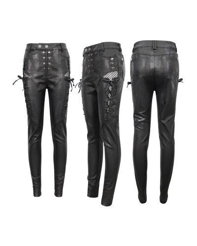 Gothic Pants with Mesh
