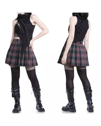Black and Red Tartan Skirt from Style Brand at €17.00