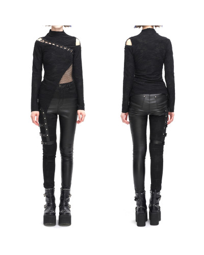 Asymmetrisches Gothic T-Shirt