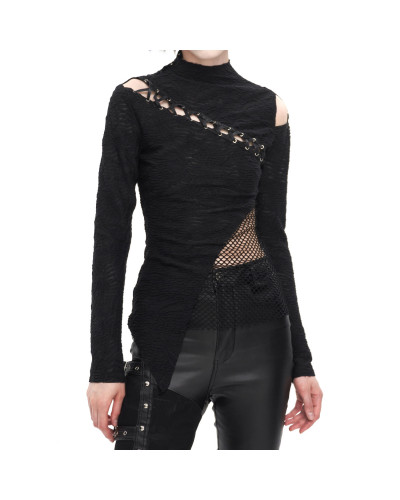 Asymmetrisches Gothic T-Shirt