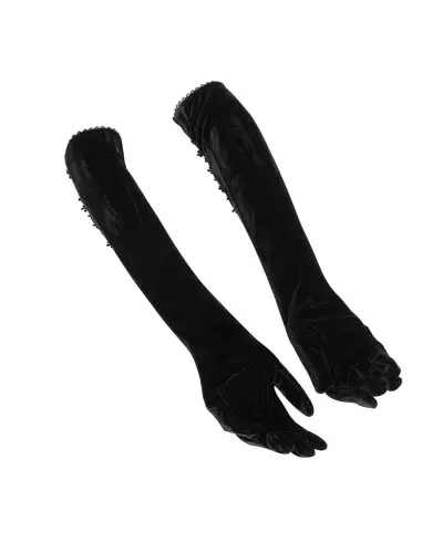 Lange Schwarze Handschuhe der Devil Fashion-Marke für 41,50 €