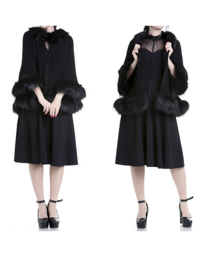 Black Open Gothic Jacket