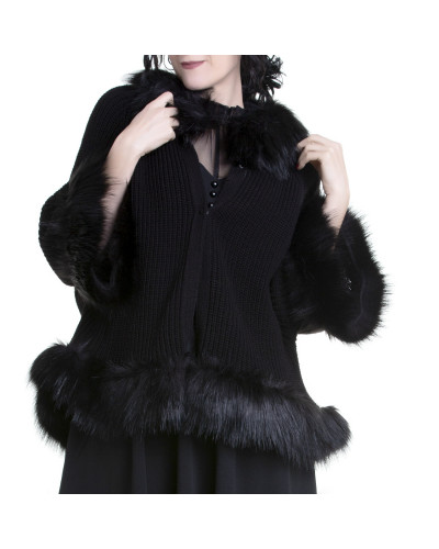 Black Open Gothic Jacket