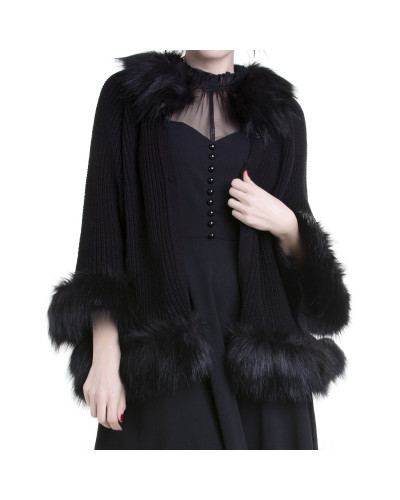 Black Open Gothic Jacket