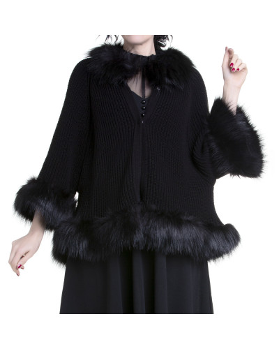 Black Open Gothic Jacket