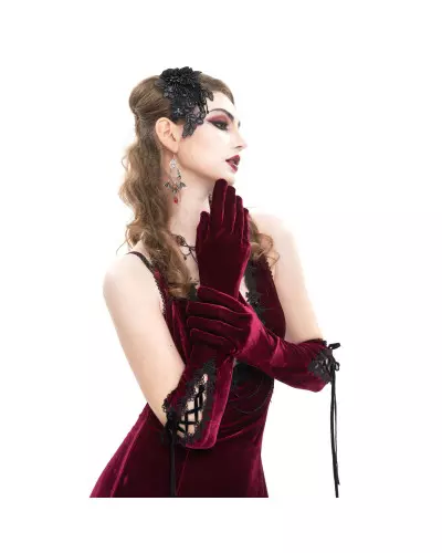 Lange Rote Handschuhe der Devil Fashion-Marke für 41,50 €