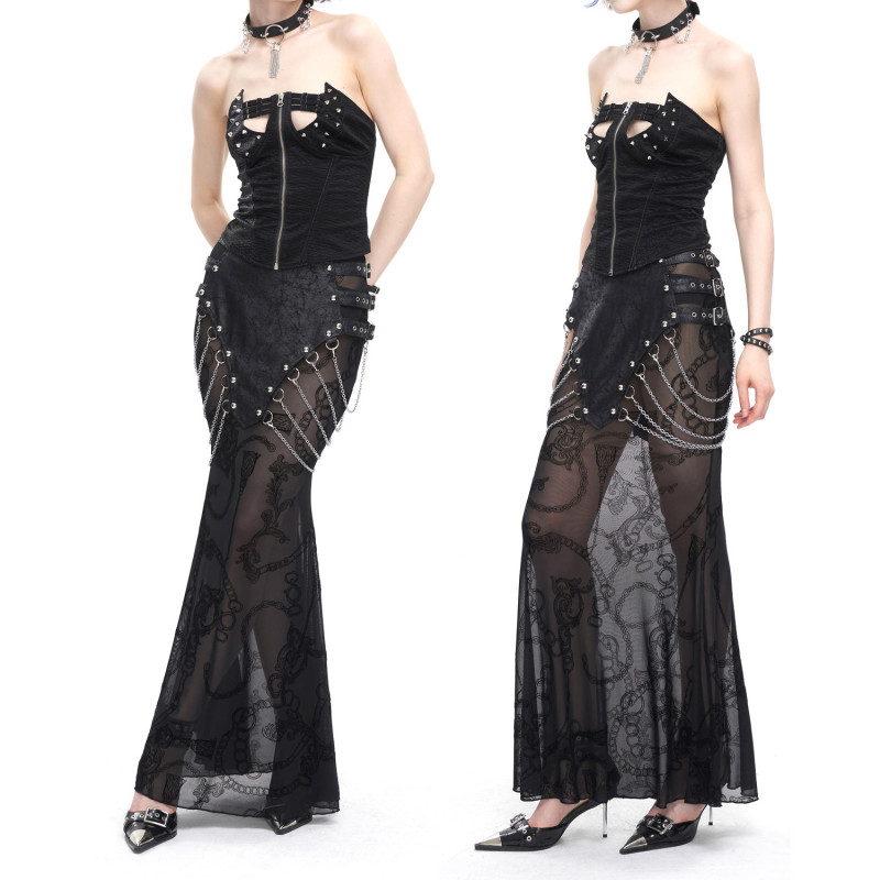 Long Transparent Skirt
