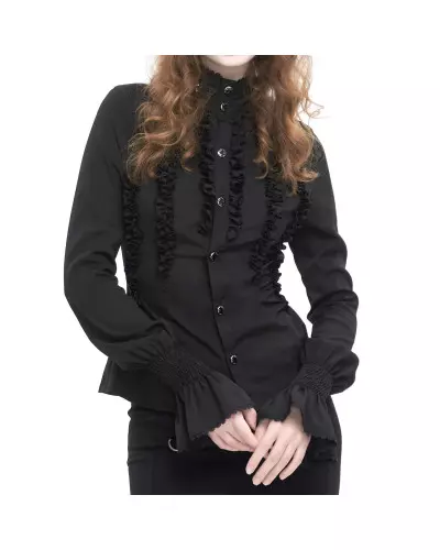 Chemise Élégante Noire de la Marque Devil Fashion à 61,90 €